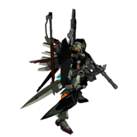 Mecha with defensive combat style png