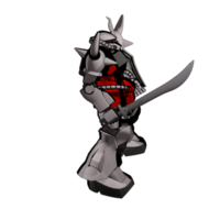 robô com estilo de combate defensivo png