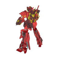 mecha com estilo de combate estratégico png