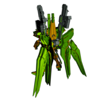 Mecha with defensive combat style png