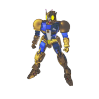 Mecha with defensive combat style png