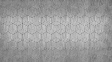 Futuristic and technological hexagonal background. 3d rendering photo