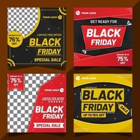 Black Friday Social Media Post vector