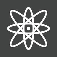 Science Line Inverted Icon vector