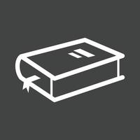 Diary Line Inverted Icon vector