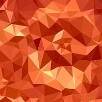 Atomic Tangerine Orange Abstract Low Polygon Background vector