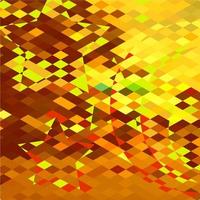 Autumnal Forest Abstract Low Polygon Background vector