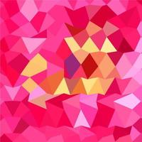 Brink Pink Abstract Low Polygon Background vector