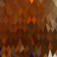fondo de polígono bajo abstracto bosque marrón vector