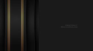 elegante fondo abstracto premium negro vector