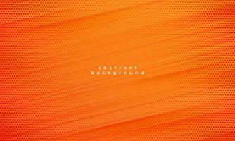 Modern abstract orange background gradient with slice effect and halftone dots vector