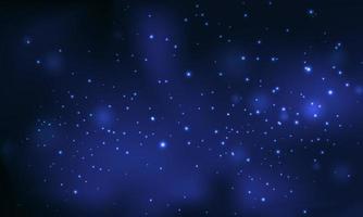 Galaxy bokeh abstract background vector