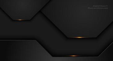 Elegant black premium abstract background vector