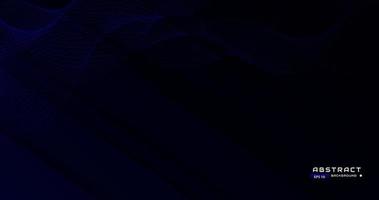 Beautiful blue wave abstract background vector