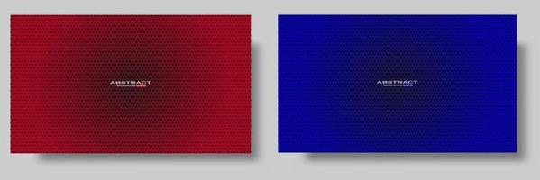 Realistic abstract background on red and blue theme vector