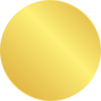 icono redondo de oro png