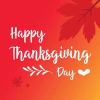 Composite image of illustration of happy thanksgiving day text vector