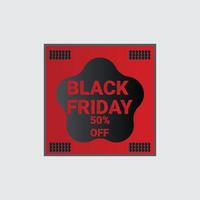 Super venta de viernes negro. diseño negro realista diseño minimalista moderno con tipografía en blanco y negro. sitio web de encabezado de banner de venta abstracta. ilustración vectorial vector