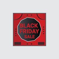 Super venta de viernes negro. diseño negro realista diseño minimalista moderno con tipografía en blanco y negro. sitio web de encabezado de banner de venta abstracta. ilustración vectorial vector