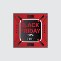 Super venta de viernes negro. diseño negro realista diseño minimalista moderno con tipografía en blanco y negro. sitio web de encabezado de banner de venta abstracta. ilustración vectorial vector