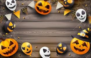 Halloween Party Celebration Background vector