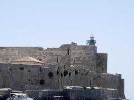 castillo maniace en ortigia sicilia foto