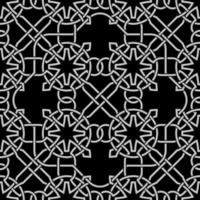 Unique Seamless Pattern with Celtic Knot Background vector