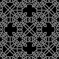 Unique Seamless Pattern with Celtic Knot Background vector