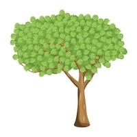 una descarga de vector plano de árbol