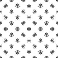Seamless pattern with icons of steering wheels on white background vector