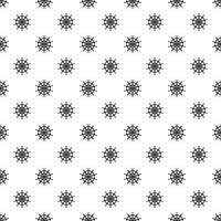 Seamless pattern with icons of steering wheels on white background vector