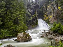 Riva forest falls trentino alto adige italy photo