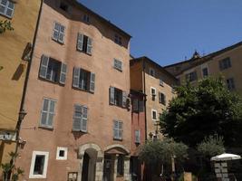 Grasse France provence alps medieval village  historic old houses photo