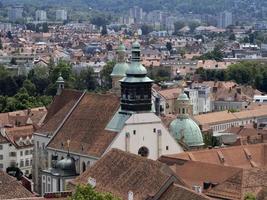 Graz austria roofs details tiles photo