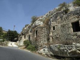 antiguo pueblo medieval de ispica foto