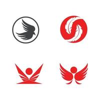 Feather ilustration logo vector template design