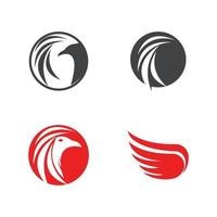 diseño de plantilla de vector de logotipo de ilustración de pluma