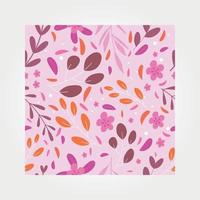 color floral ornament seamless design vector