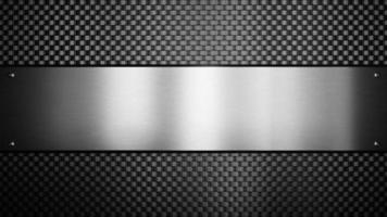 patrón de fondo de fibra de carbono futurista. representación 3d foto