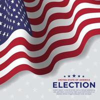 united state of america election day background vector