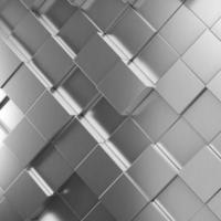 Futuristic and technological hexagonal background. 3d rendering photo