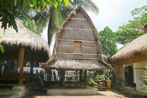 Sade Village, Lombok, Indonesia, June 2021- condition of the traditional Sade village village with wooden houses photo