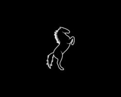 horse vector silhouette