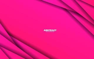 Abstract pink papercut background vector