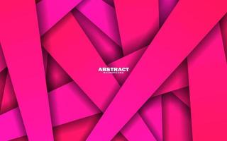 Abstract pink papercut background vector