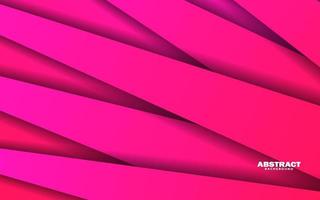 Abstract pink papercut background vector