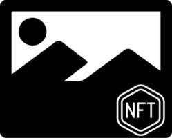 NFT Icon NFT Vector Illustration