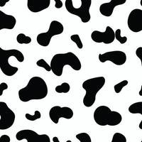 Leopard seamless pattern. White and black seamless. Animal print. Vector background.