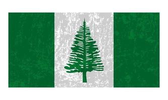 Norfolk Island flag, official colors and proportion. Vector illustration.