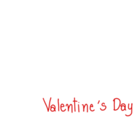 text Valentine day background card png